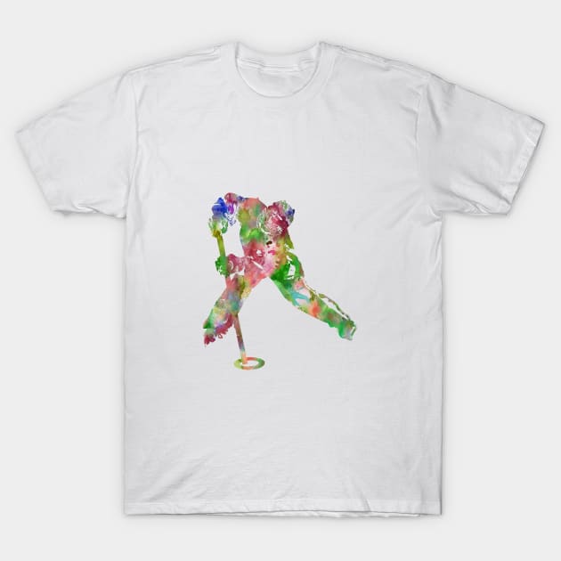 Ringette player T-Shirt by RosaliArt